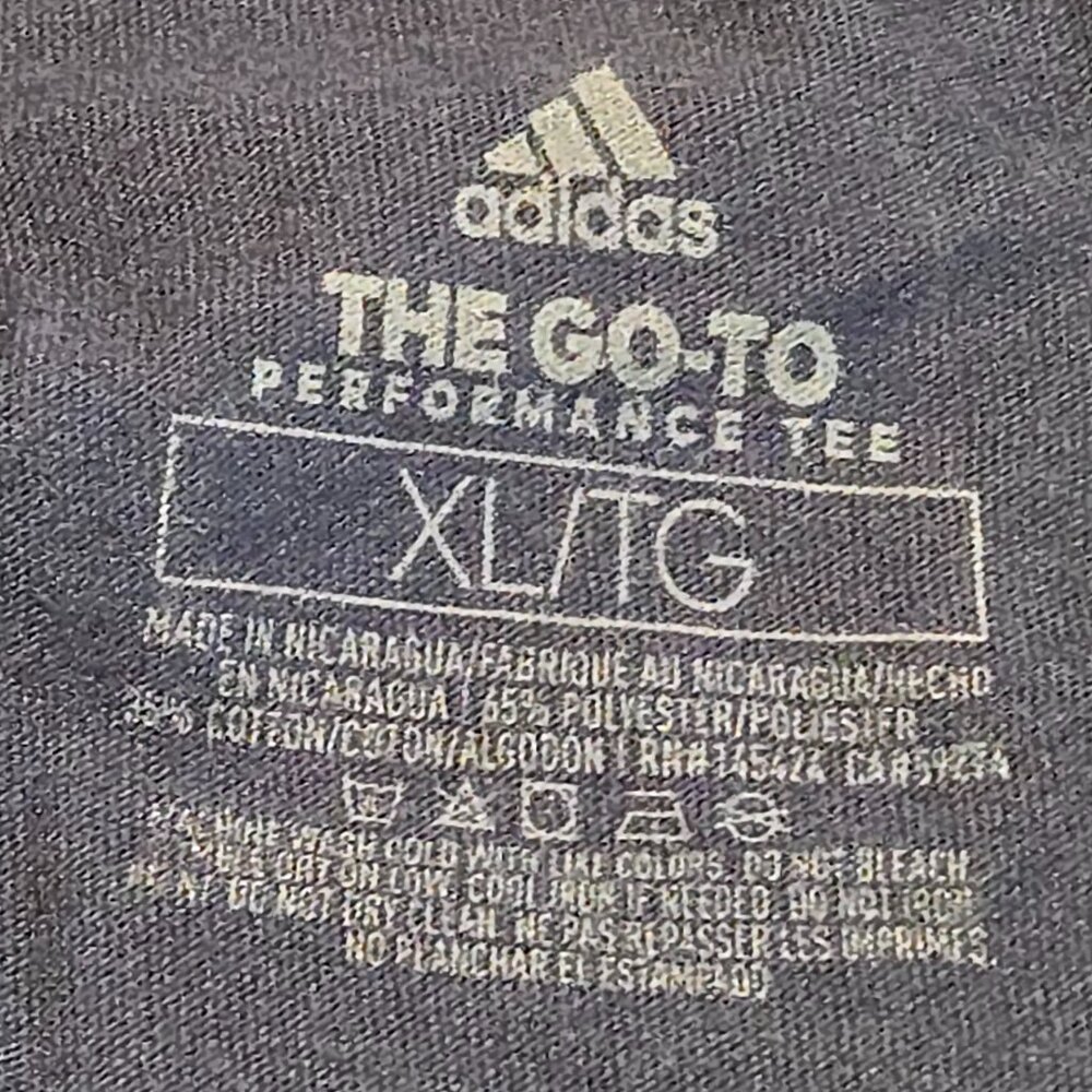 Adidas Badge of Sport Climalite T-Shirt - size: XL - Picture 3 of 9